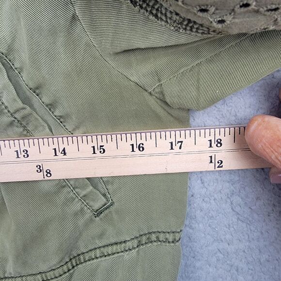 Anthropologie Hei Hei Jacket Women Small Military Army Green Utility Jacket - Picture 8 of 16